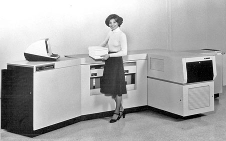 Первый лазерный принтер xerox 9700 Electronic Printing System